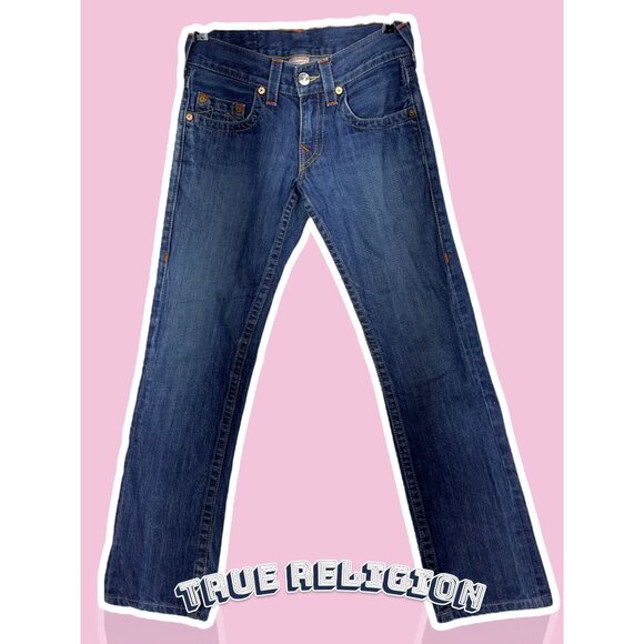 True Religion Womens Jeans 27 Blue Denim Made In USA 100% Cotton - Picture 15 of 16